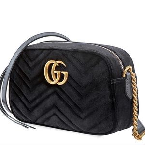 GUCCI - GG Marmont Small Shoulder Bag - Black
